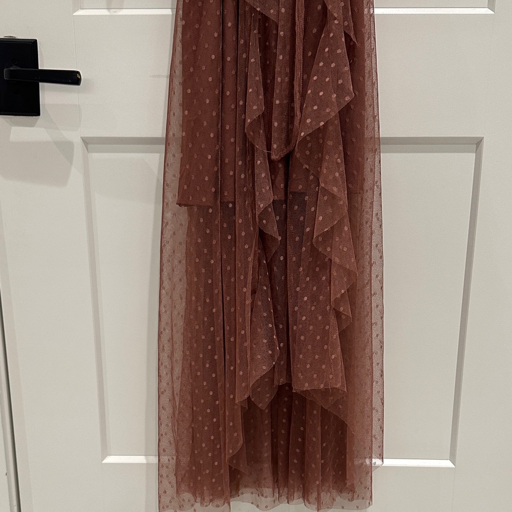 Joyfolie Desert Rose Ruffle Maxi Dress - Picture 4 of 9